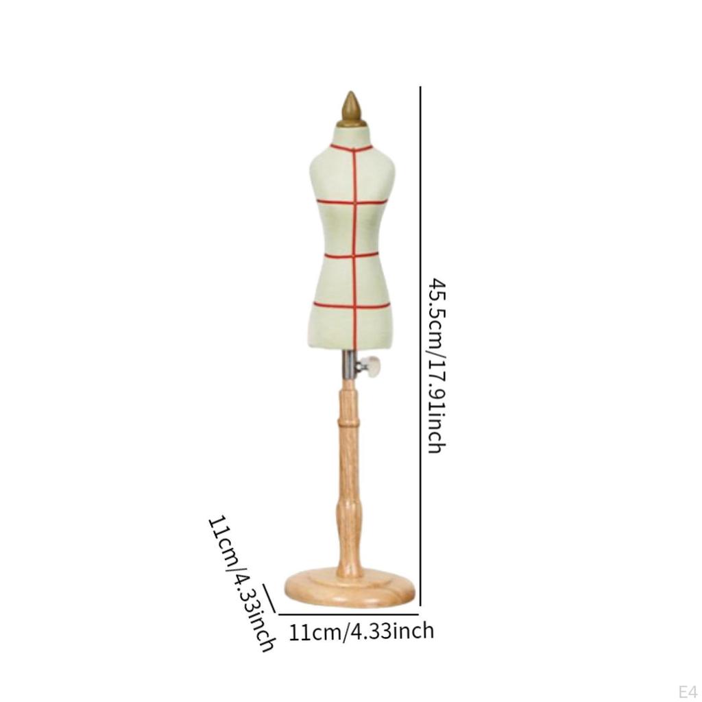 Weibliche Schneiderpuppe, Mini-Schneiderpuppe in Größe 1/4 XS zum Nähen für Schneiderei