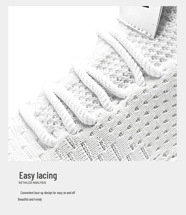 2025 Spring/Summer Lightweight Mesh Running Shoes - Plus Size, Breathable, Stylish Outdoor Footwear for Couples
