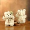 Plush Bear Keychain With Glasses For Cute Backpack Decor And Gift Ideas