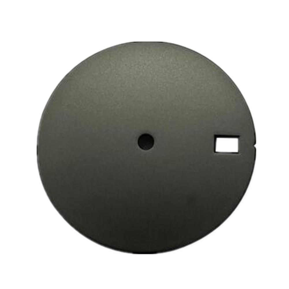 Black Single Calendar Watch Dial At 3.8 Crown Watch Face Replacement for NH35 4R35 6R15 Watch Movement Accessories Spare Parts