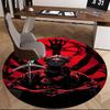 1pc Jujutsu Kaisen Satoru Gojo Round Carpet, Chair Mat for Office, Home Decor, Living Room