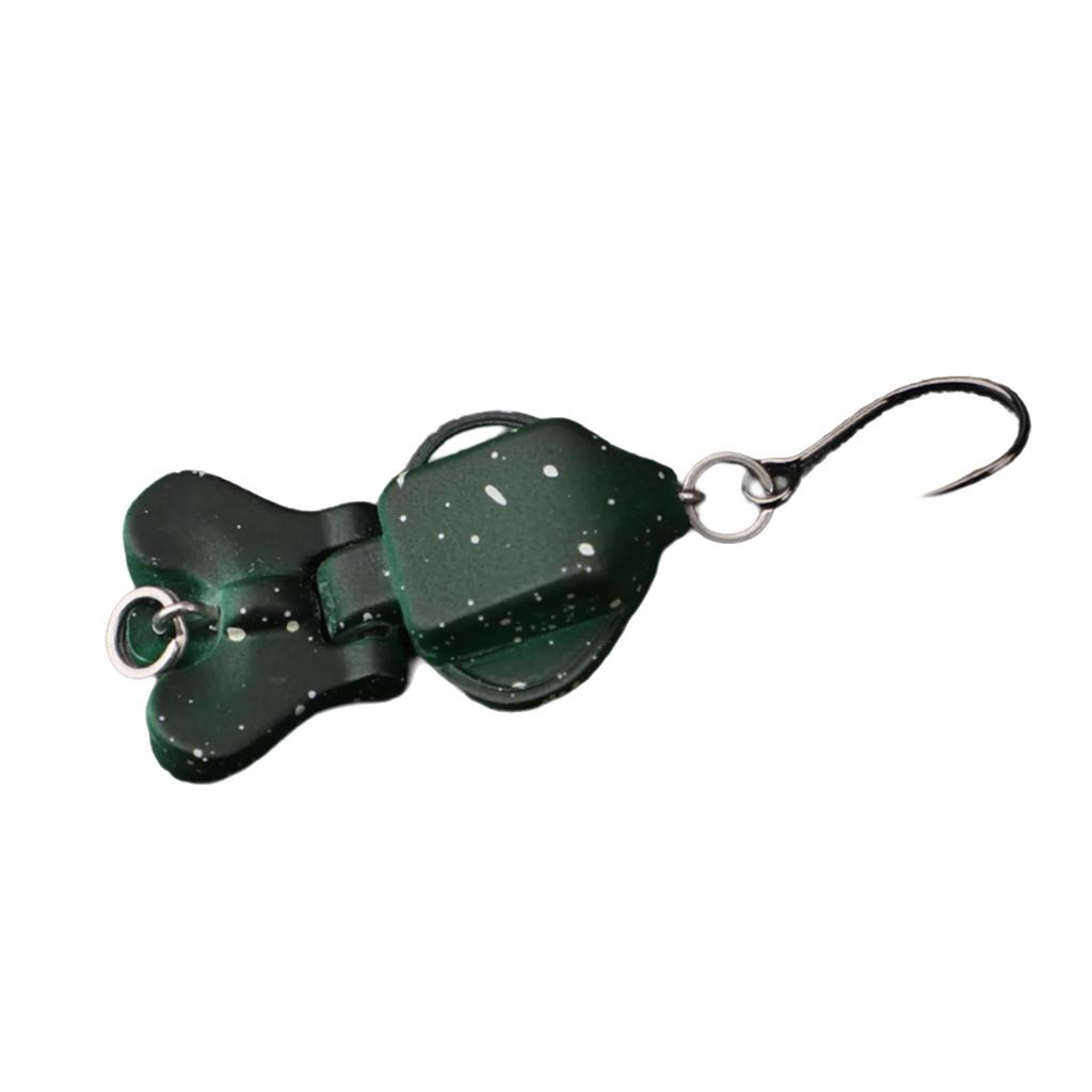 2-teilige Angelköder Harter Swimbait Jigging Meeresangelköder Kleiner Angelköder Einzelhaken Meeresangelzubehör