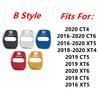 4 Stück/Set Legierung Auto Türschloss Gehäuse Abdeckung Rostschutz Aufkleber Emblem Für Cadillac CTS CT4 CT5 CT6 XT4 XT5 XT6