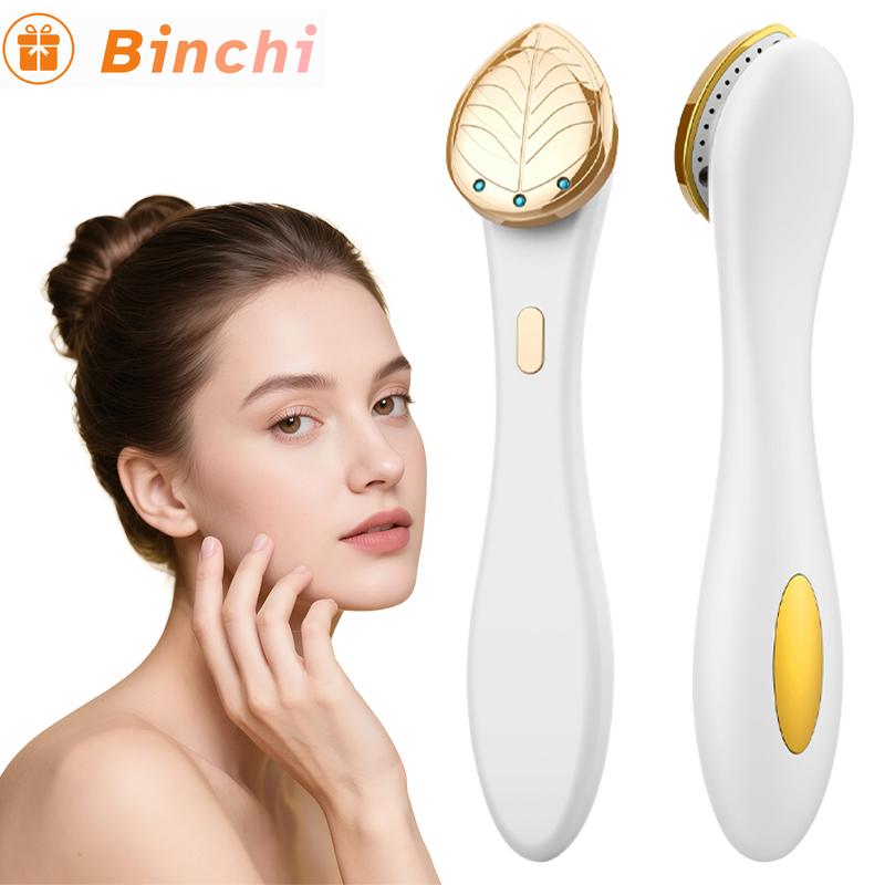 Red Blue Light Eye Beauty Device Microcurrent Heated Tightening Anti Wrinkle Face Lifting Eye Neck Massager Skin Care Beauty