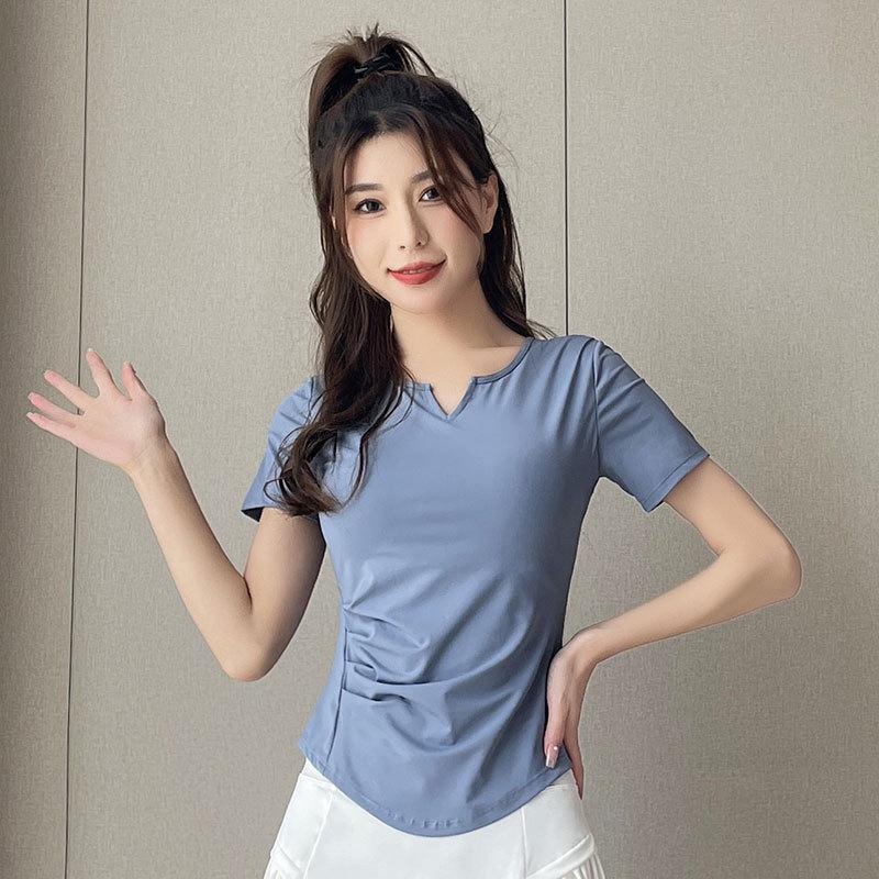 Dámská letní 2025 rychleschnoucí sada sportovního oblečení na badminton a tenis s plisovanou sukní