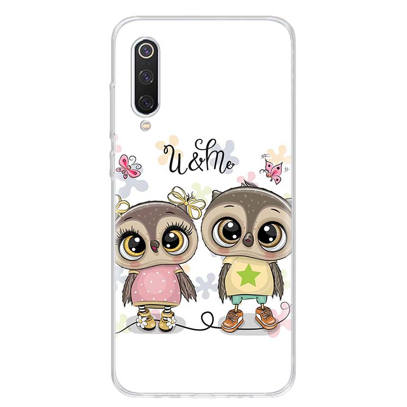 

Чехол для телефона с милой совой и сердечками Lover, рождественский конфетный чехол для Xiaomi Poco X3 GT X4 NFC M4 Pro M3 M2 F3 F2 F1 Mi Note 10 A3 A2 Lite Mi Note 10 Lite