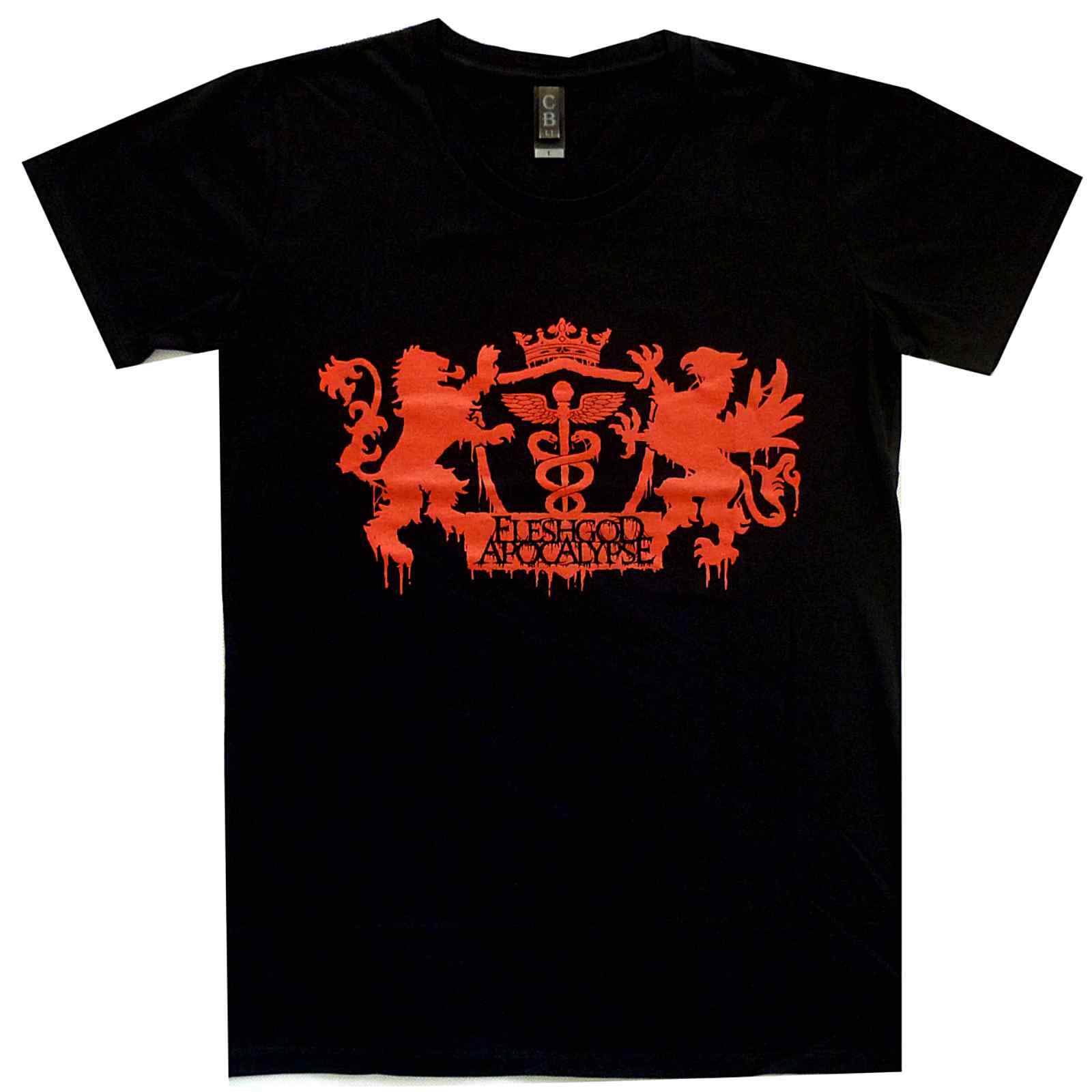 

26 Fleshgod Apocalypse Emblem Black Shirt L T-Shirt Official Death Metal New Unisex T-Shirt 5XL різнокольоровий