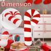 Candy Cane Pillows For Couch Lumbar Pillows For Sofa Decorative Plush Cushion For Study Bedroom Window Sill Bed Living Room