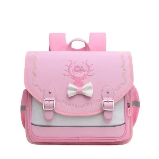 Children's New Contrasting Zipper Nylon Large Capacity Lightweight Breathable Multi-layer Waterproof Student Bag