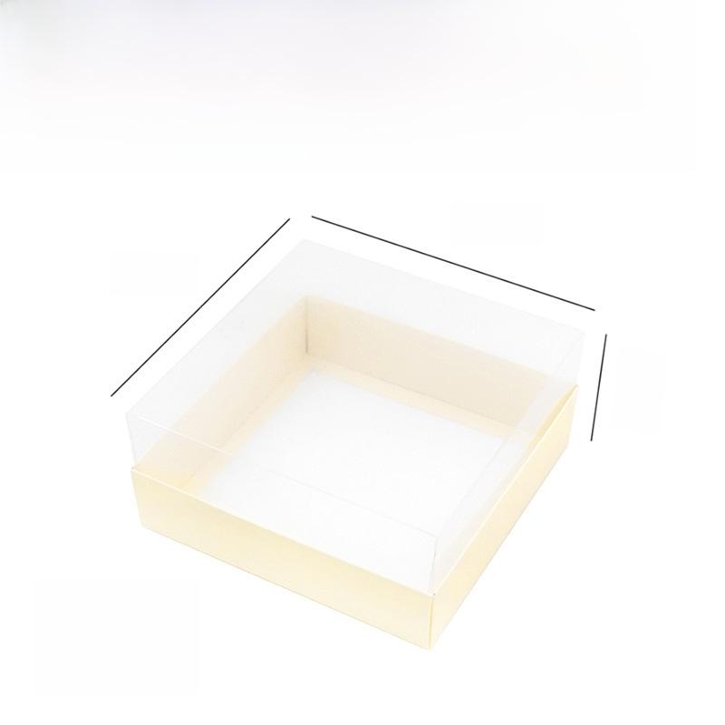Transparent Cake Packaging Box 4 Inch 6 Inch Light Cheese Packaging Box Chiffon Korean Style Baking Tool Kitchen Cooking Utensil