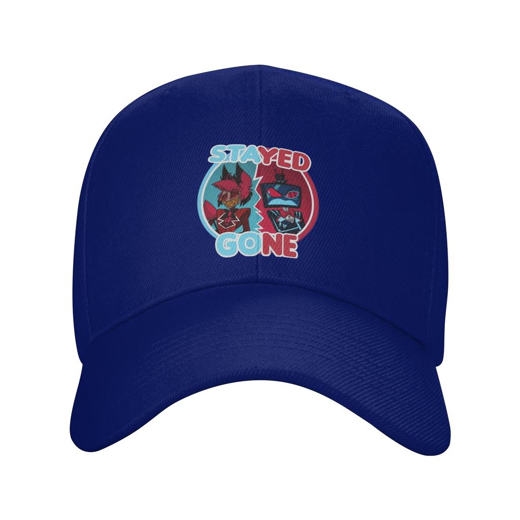 Valentines Alastor and Vox radiostatic Baseball Caps Unisex Sport Sun Caps Hats Adjustable Polyester Fishing Hat Summer Hat