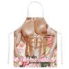 Creative Funny Couple Cooking Apron - Stain-Proof Sleeveless Waistband Coverall