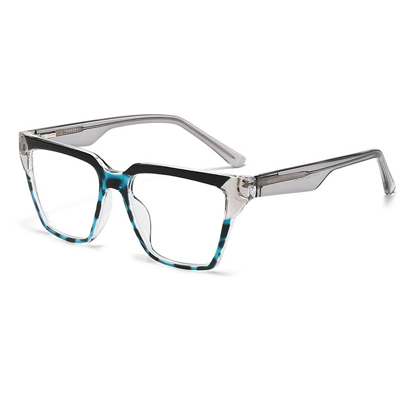 Anti-Blue Light Glasses For Women Pc Core Legs Fashion Retro Plate Color Flat Mirror Can Be Equipped With Mirror 5718