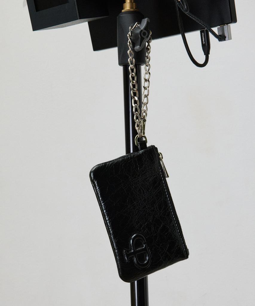 Christine Project Cp Zipper Pouch Wallet(Black Pepper)