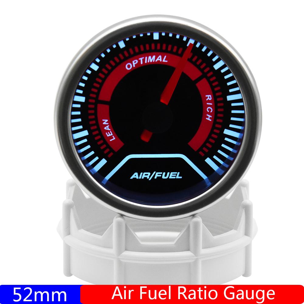 2" 52mm Car Turbo Boost Gauge PSI Exhaust Gas Temp Water Temp Oil Temp Press Air Fuel Ratio Voltmeter Tachometer for Car 12V