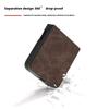 For Motorola Razr 60 Ultra 5G Case Black Edge PU Leather+PC Folding Phone Cover