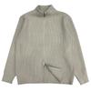 Men's High-Quality Wool Knit Zipper Cardigan - Thick, Trendy, Loose-Fit for Autumn/Winter
