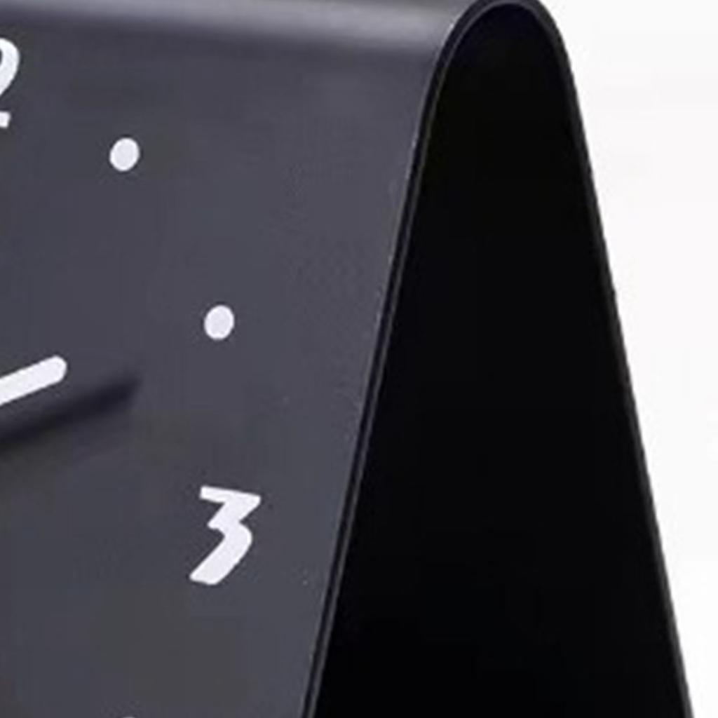 Desktop Clock Simple Modern Quiet Movement Metal Desk Clock Ornament for Bedroom Bedside Living