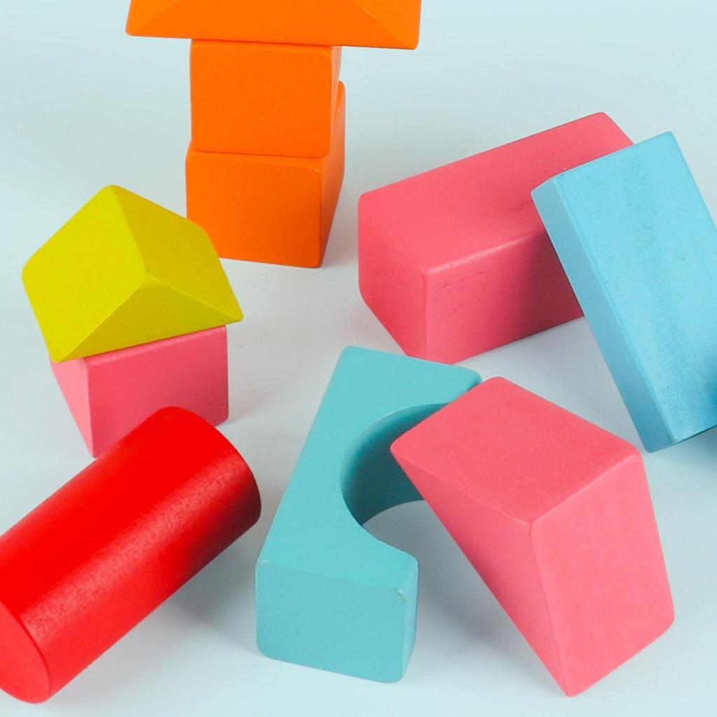 Pattern Building Toy with Projection Board Handson Educational Geometric Colorful