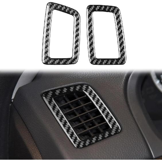 Carbon Fiber Decorative Stickers Car Central Control CD Radio Buttons Konb Media Panel Frame Car Interior Compatible with Honda Accord 2013 2014 2015