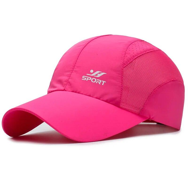 Spring Summer  Sports Hats Men's Sun Hats Outdoor Quick Drying Fabric Baseball Net Caps Sunscreen Breathable Caps