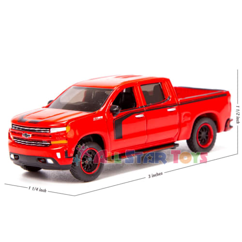 Auto World CP7918 2019 Chevrolet Silverado LTZ Z71 Red Limited Edition 2496 Pieces Worldwide 1/64 Diecast Model Car