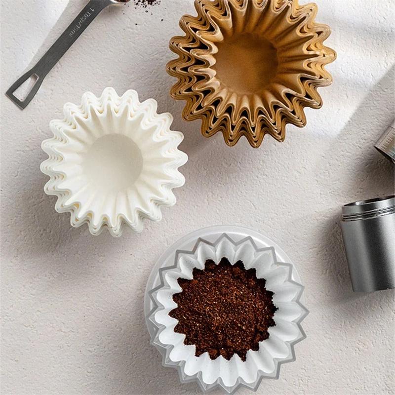 Coffee Filter Paper Disposable Cake-type Hand-wash Filter Paper Drip Coffee Powder Filter Bag Barista Tool Coffeeware Teaware