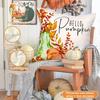Throw Pillow Covers Set Of 4, Pumpkin Sunflower Decorative Holidaypillow Case Autumn Cushion Covers Thanksgiving Pillowcase