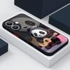 Magnetic For Magsafe Case For iPhone 17 Pro Max Lovely Cartoon Panda Cover For iPhone 16 Pro Max Funda iPhone 15 14 13 12 11 16E Air