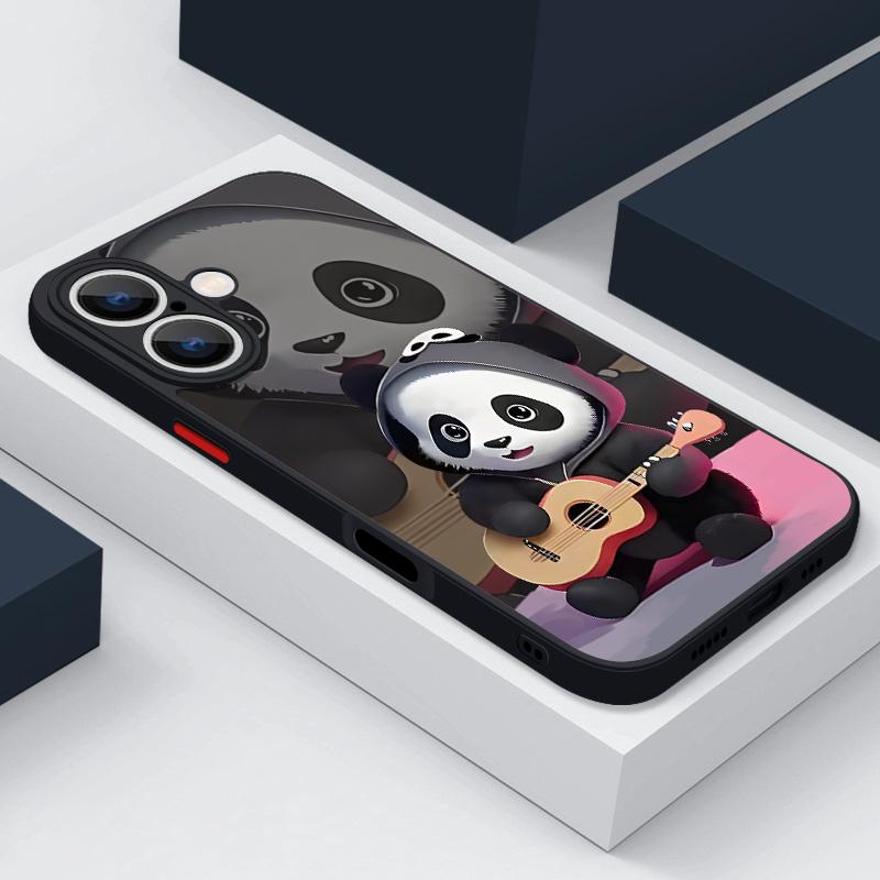 Magnetic For Magsafe Case For iPhone 17 Pro Max Lovely Cartoon Panda Cover For iPhone 16 Pro Max Funda iPhone 15 14 13 12 11 16E Air