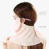 Breathable Summer Ice Silk Face Mask Fishing Face Shield Neckline Face Cover  Driving