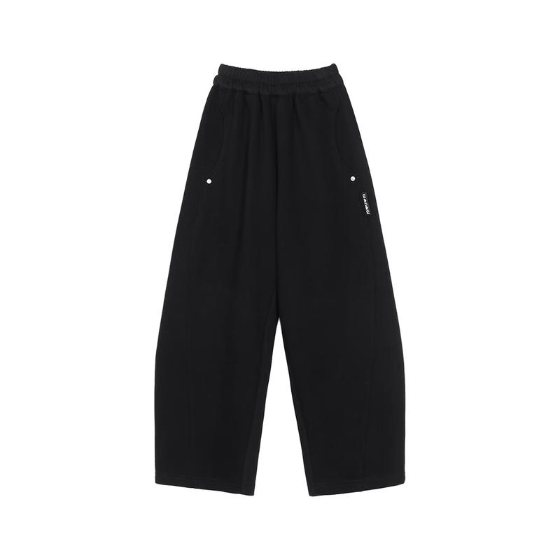 LUSON Girls Lightweight Casual Sweatpants 150 чёрный