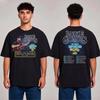 Luke Combs My Kinda Saturday Night Tour 2027 T-shirt Unisex a Due Lati Regalo per Fan