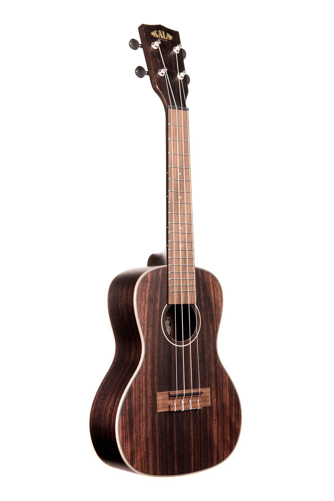 

KALA Striped Ebony Series Ebony Body Concert Ukulele KA-EBY-C (Case Included)