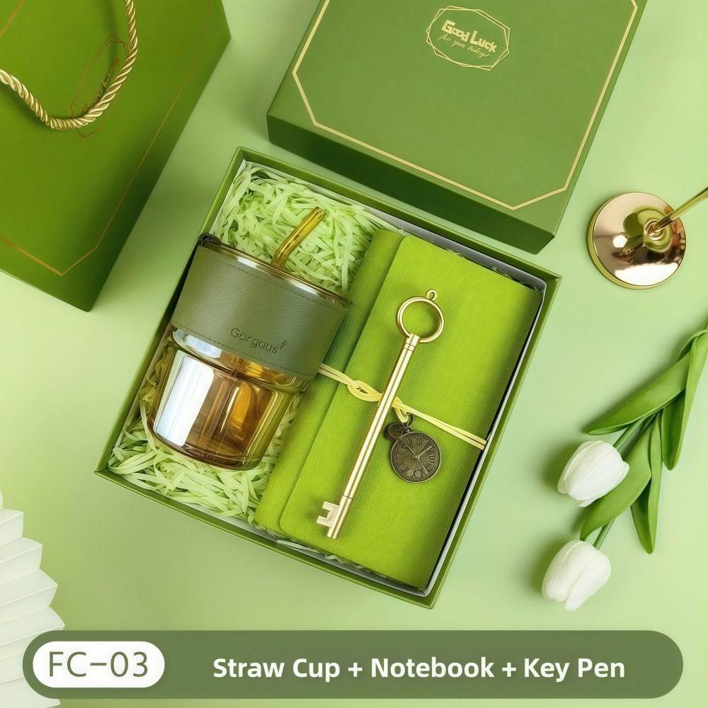 3IN1 Souvenir Gift Set Fan/Towel/Cup Stylish Design Practical Gift Sets Luxury with Paper Bag Gift Box Set Personalized Gifts