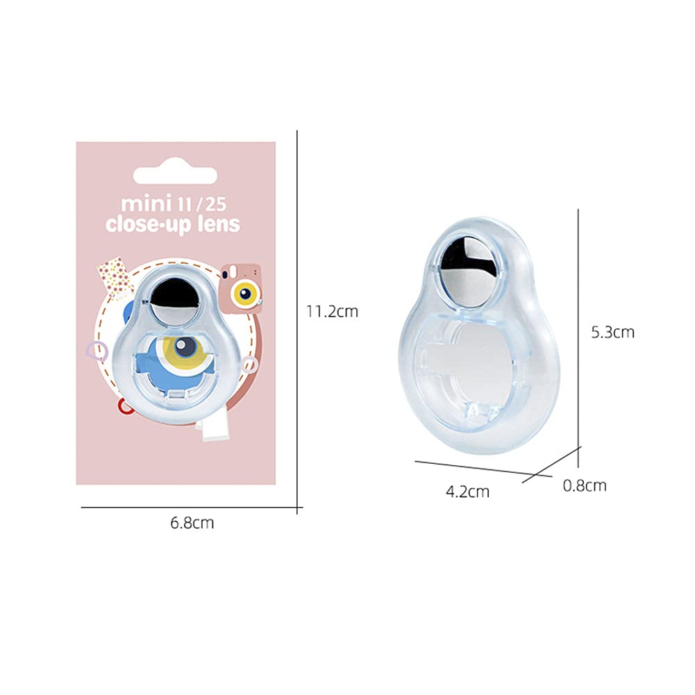 HIYQIN Cheki 11 Instax Mini 11 Mobile Phone Camera Selfie Easy To Fujifilm Mini 11 Exclusive Selfie 1 Piece Close-up Lens, Self-Shot Mirror, Lens,