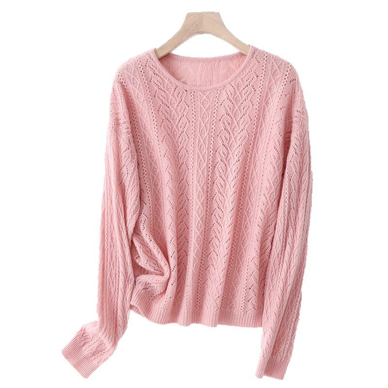 2026 New Elegant Loose Knit Women's Sweater – 100% Pure Wool
