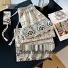 Women's Draped Linen Blend Loose Drawstring Casual Pants