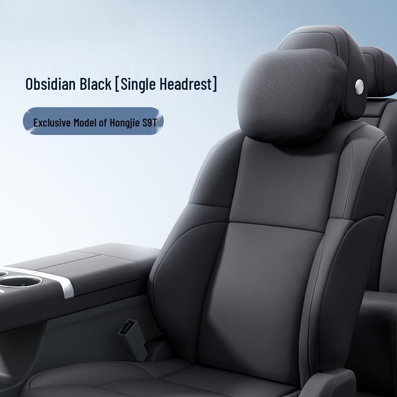 Comprehensive Car Interior Set: Headrest Neck Pillow & Lumbar Support for Hongqi S9T
