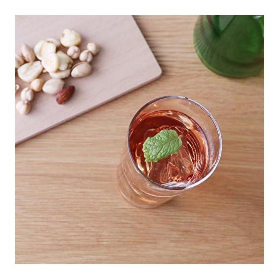ADERIA i-Line Collins Glass 300ml 6 Pieces Made In Japan Dishwasher Safe Highball Cup Wedding Gift Beer Stylish Present Popular Ranking Glass Sake