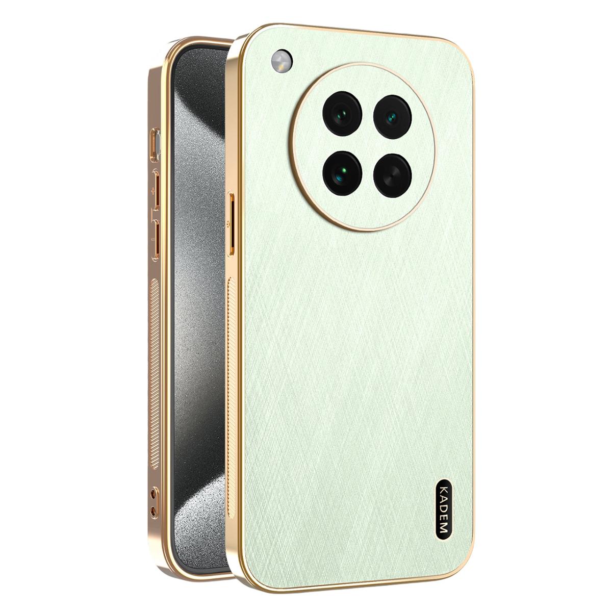 

KADEM For Oppo Find X8s 5G Case Electroplating Silk Texture PU + TPU Phone Back Cover C