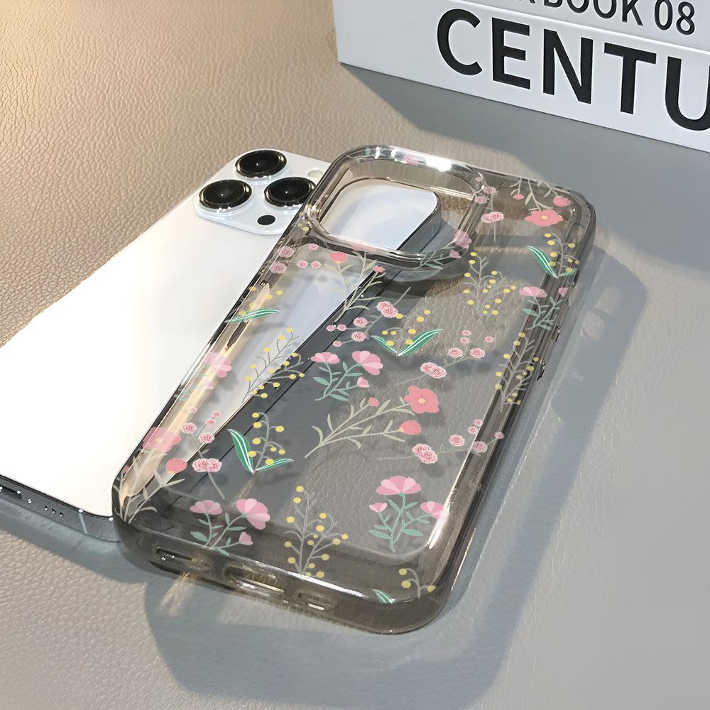 Coque Pour Iphone 16 15 14 Plus 13 12 17 Pro Max Plus Coque Souple Petite Fleur Rose Pour Iphone 11 17 Air 16 17 Coque Funda Couverture