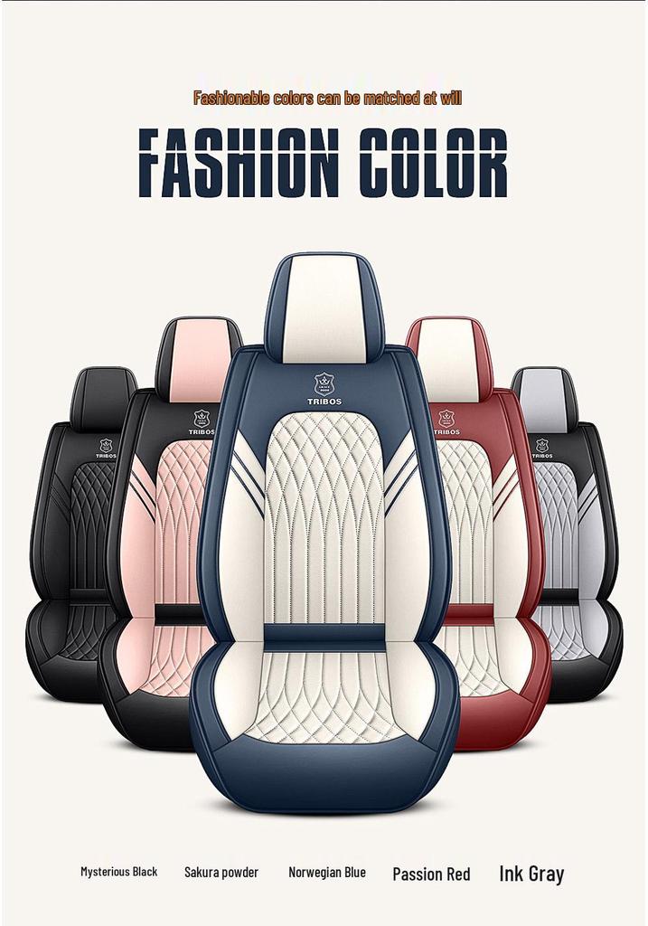 All-Season Full Leather Car Seat Cushion and Cover for Comfortable Fit