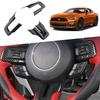 Auto-Lenkradabdeckung Zierleiste für Ford Mustang 2016 2017 2018 2019 2020 2026 2026 Dekorationsaufkleber Innenzubehör