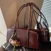 Retro Fashion Underarm Bag Women's 2025 Autumn New High-value Baguette Bag Trendy Foreign Portable Shoulder Bag