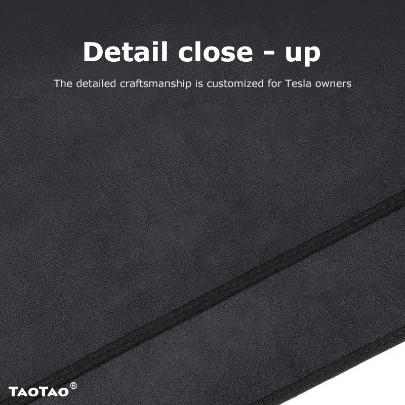 Anti-UV Dashboard Cover For Tesla Model 3 Y S Highland 2024 2025 2022 Center Console Accessories Dash Mat Protector Pad Sunshade