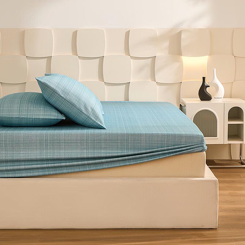 HLA Anti-slip Polyester Fitted Sheet темно-зеленого