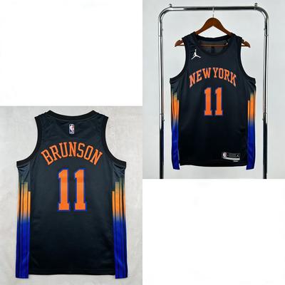 Knicks City Jersey Brunson #11 | Embroidered Basketball Tank | NYC Street Style