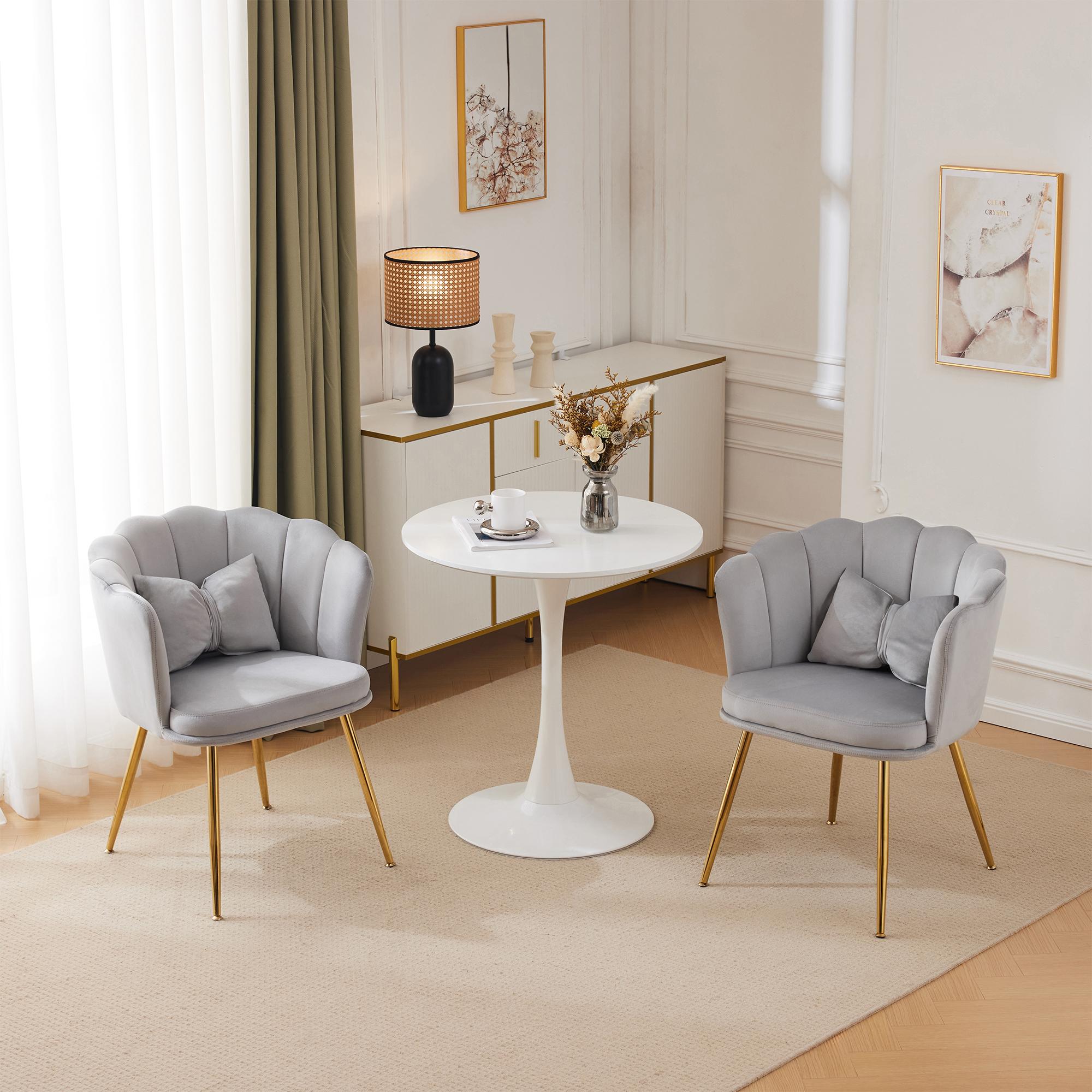 Set of 2 Modern Velvet Living