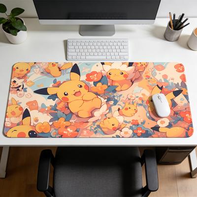 Gaming Mats BKMPokemons Computer Desk Mat Large Mouse Pad Gamer Offices Accessories Professional Mousepad Xxl Big Mousepepad